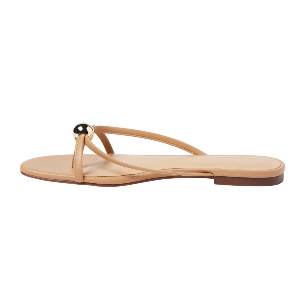 A NEW DAY Women's Bri Thong Ball easy on & off tan sandals size 11 - Picture 3 of 6